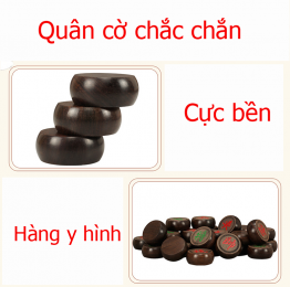 Bộ cờ tướng gỗ ebony và bàn đàn hương siêu đẹp